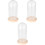 3 Pezzi Coppa 9X24 Cm per Micro Paesaggio su Base 8