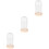 3 Pezzi Coppa 9X24 Cm per Micro Paesaggio su Base 10