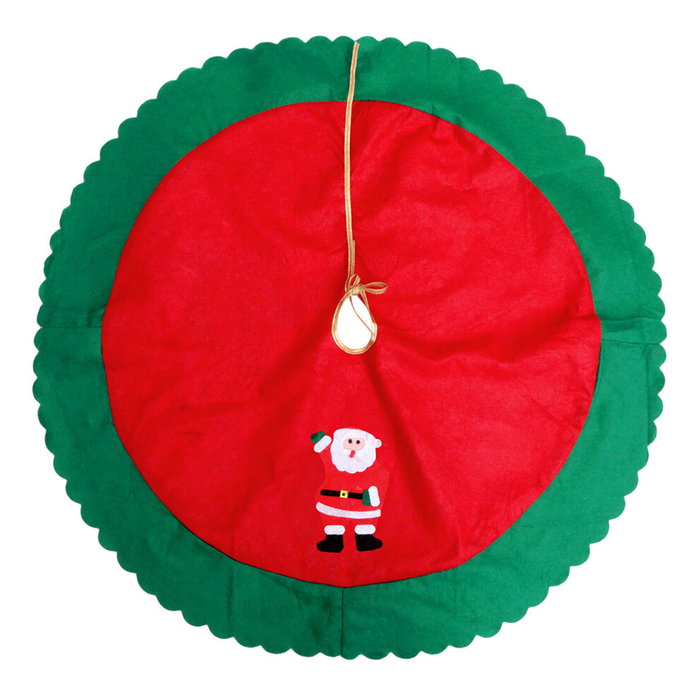 2 Pieces Christmas Tree Apron Skirt Accessory Party Bottom Cover-image-OPC-PNBY296-NEW