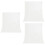 3 Pcs Photography Backdrop Cloth Solid Color 1x1.6m White 6