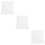3 Pcs Photography Backdrop Cloth Solid Color 1x1.6m White 9