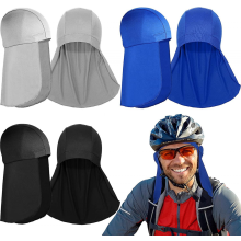 3 Pieces Helmet Liner with Neck Mask, Cooling Skull Caps Sweat Wicking Cap with Tail Sun Cycling Running Neck Protection Hat Compatible with