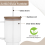 40 OZ Glass Cup with Handle and Straw Lid Coffee Cup Reusable 3
