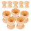 20Pcs Khaki Wood Egg Holders for Kitchen Use Breakfast Egg Tray Cups 7