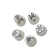 40 Pcs Christmas Pastry Nozzles Cupcake Cookie Baking Tool