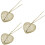 3Pcs Heart Locket Necklace Personalized Photo Charm 7