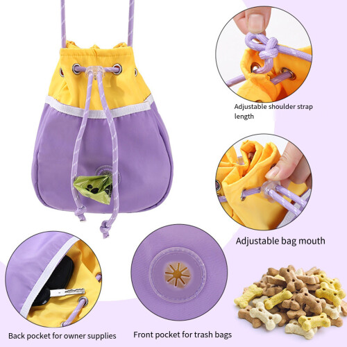 Practical Dog Treat Holder Pouch with Easy Attachment-Green 2