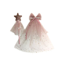 2Pz Rosa , Accessorio Costume Con Bacchetta