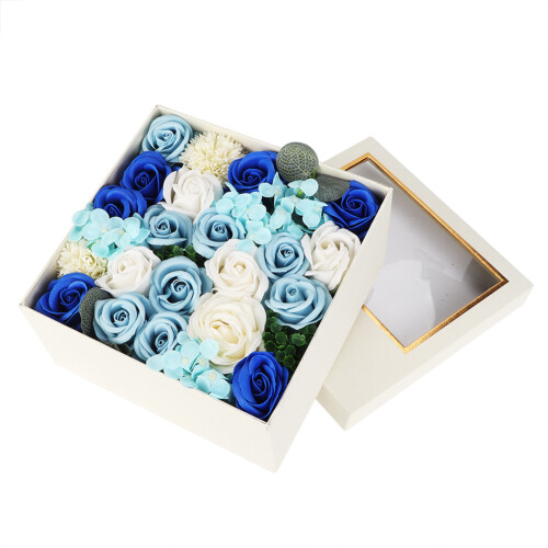 Real Looking Artificial Flowers, Romantic Blue Silk Blooms for Endless Decorating Options