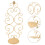 4Pcs Iron Wall Candle Holder Hanging Sconce For Home 7
