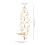 4Pcs Iron Wall Candle Holder Hanging Sconce For Home 4