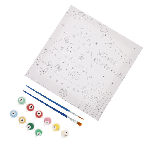2 Dozen Diy Digitale Olieverf Kinderen Kleuren Kerst Schilderij