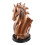Weinregal in Pferdeform, Kunstharz, Tierstatue,-Rotes Kupfer 4