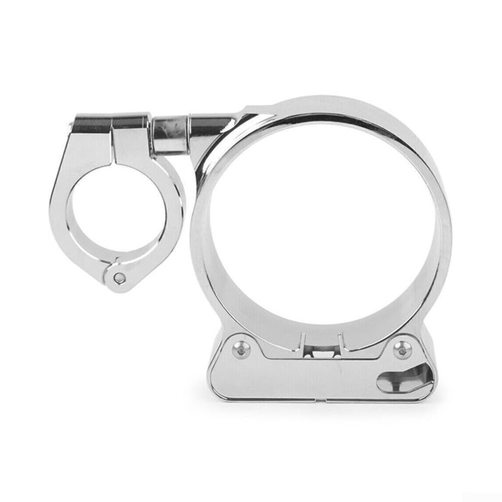 Motorcycle Speedometer Relocation Bracket 39Mm Adjustable Mount For Left Fork Tube Side Cnc Machined Aluminum Silver 9067246100421