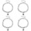 4 Aluminium Halsband Met Kitten Verstelbaar 7