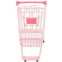 2Pcs Pink Mini Shopping Cart Lightweight Sundry Holder & Photo Prop