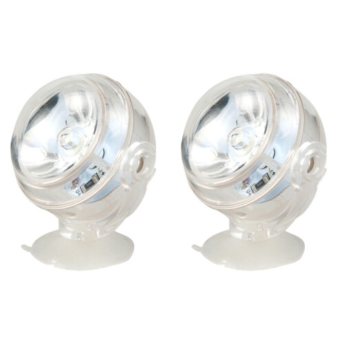 2 Unidades Lâmpada Submersível USB LED RGB Para Com Plugue EU 1