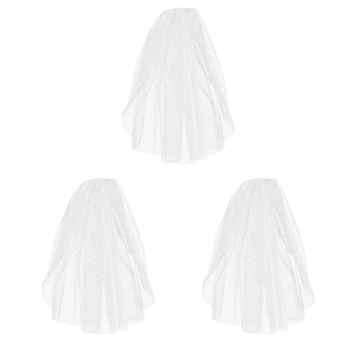 3 Trouwjurk Sluier Hoofdtooi Bruidssluier 1