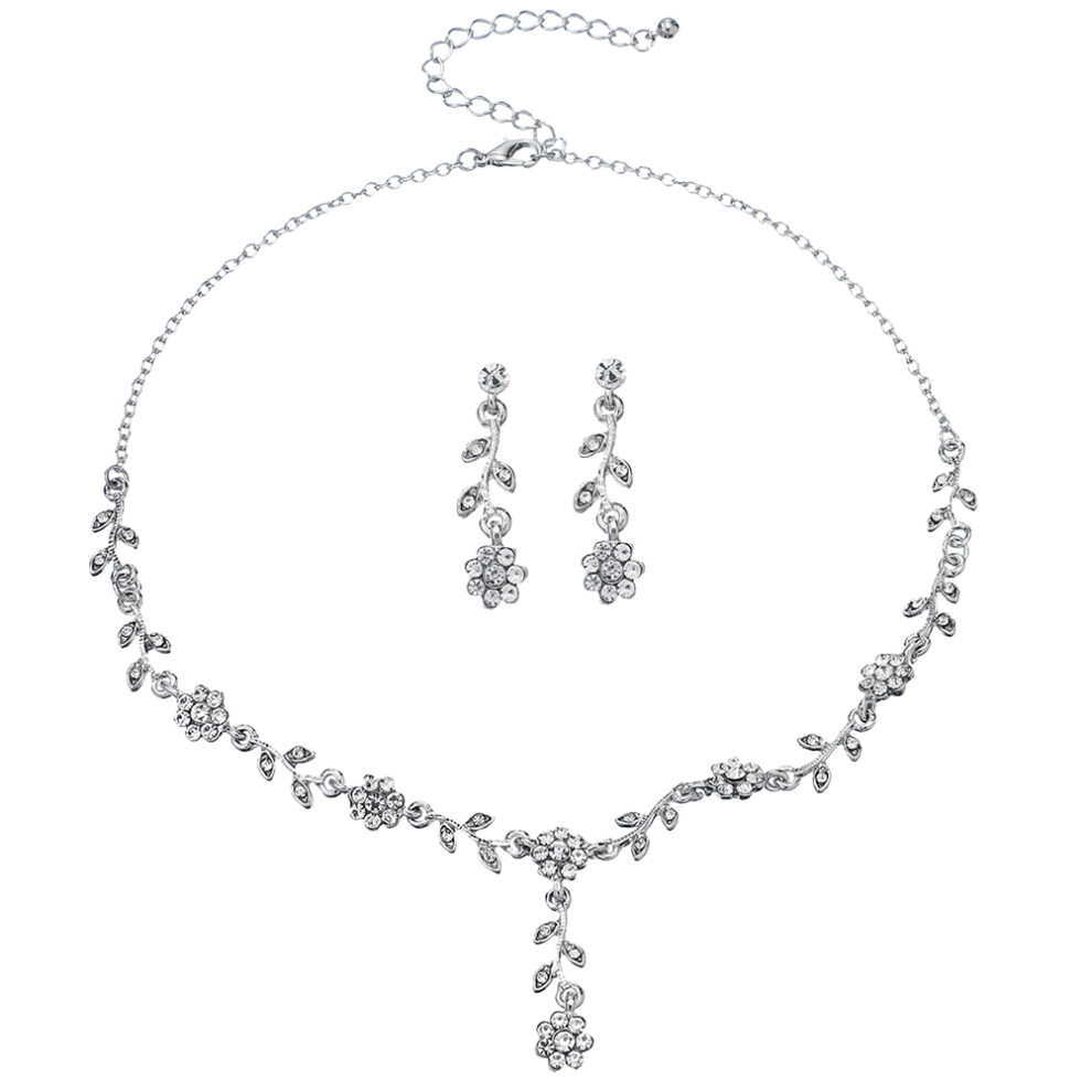 3 Zestawy Kolczyki I Naszyjnik Panny MłOdej PrzyjęCie-image