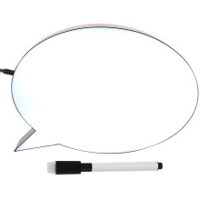 3St Grå LED Dry Erase Board Moln För Hem Arbetsplats