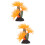 2Pcs Enfeite Simulação Planta Decoração 8