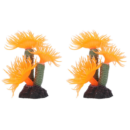 2Pcs Enfeite Simulação Planta Decoração 2
