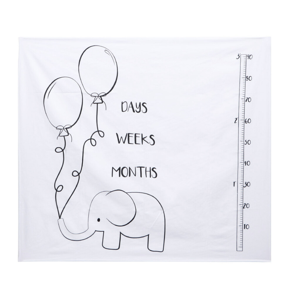 3Pcs Swaddle Blanket Baby Photo Shoot Cover Prop Grey Solustre