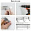 Wall Mounted Clothes Hook Rail Stainless Steel Hook-Five hooks 7