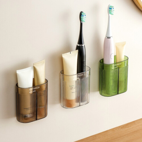 Versatility Electric Toothbrush Shelf Self Adhesive-Green 1