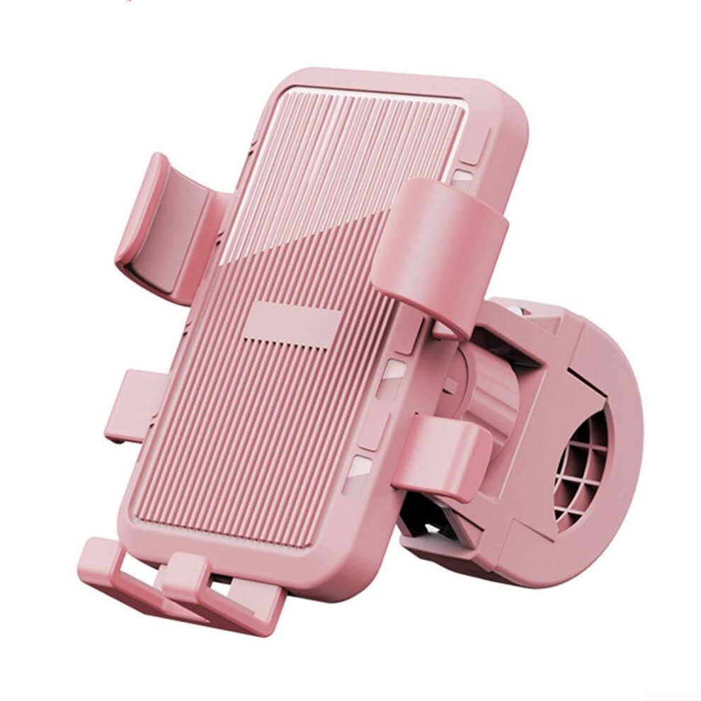 Motorcycle Phone Holder For Handlebars 360Degree Adjustable Mount Nonslip Rubber Grip Compatible With Most Smartphones Black 9067246100667