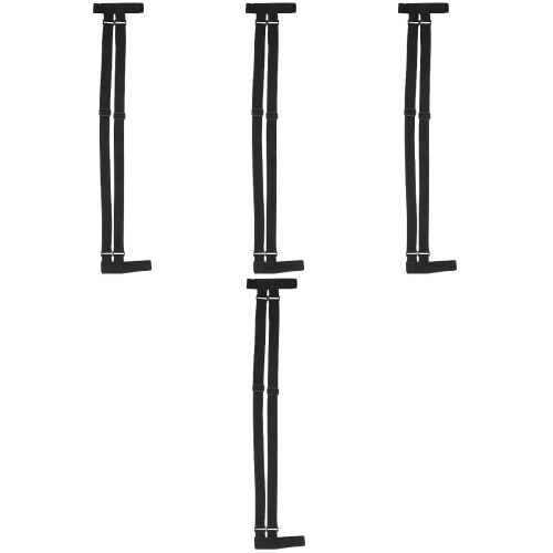 4 Pcs Adjustable Snowboard Carrying Strap Portable 2