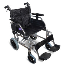 The York Attendant Propelled Transit Chair Black