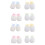 8 Paires Moufles Bébé Hiver - 6