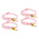 4 Decoratieve Halsband Met 6