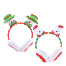 4 Cartoon Kerst Oorwarmers Winter Hoofdband Buiten