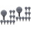 20 Pcs Aquarium Air Stone Fish Tank Replaceable 6