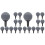 20 Pcs Aquarium Air Stone Fish Tank Replaceable 4