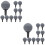 20 Pcs Aquarium Air Stone Fish Tank Replaceable 8