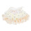 3Pcs Romantic Beige Rose Heart Wedding Ring Pillow Case for Storage 1