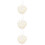 3Pcs Romantic Beige Rose Heart Wedding Ring Pillow Case for Storage 9