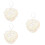 3Pcs Romantic Beige Rose Heart Wedding Ring Pillow Case for Storage 8