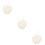3Pcs Romantic Beige Rose Heart Wedding Ring Pillow Case for Storage 10