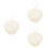 3Pcs Romantic Beige Rose Heart Wedding Ring Pillow Case for Storage 7