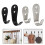 Without Drilling Door Hook Rack for Convenient Storage-Black L 3
