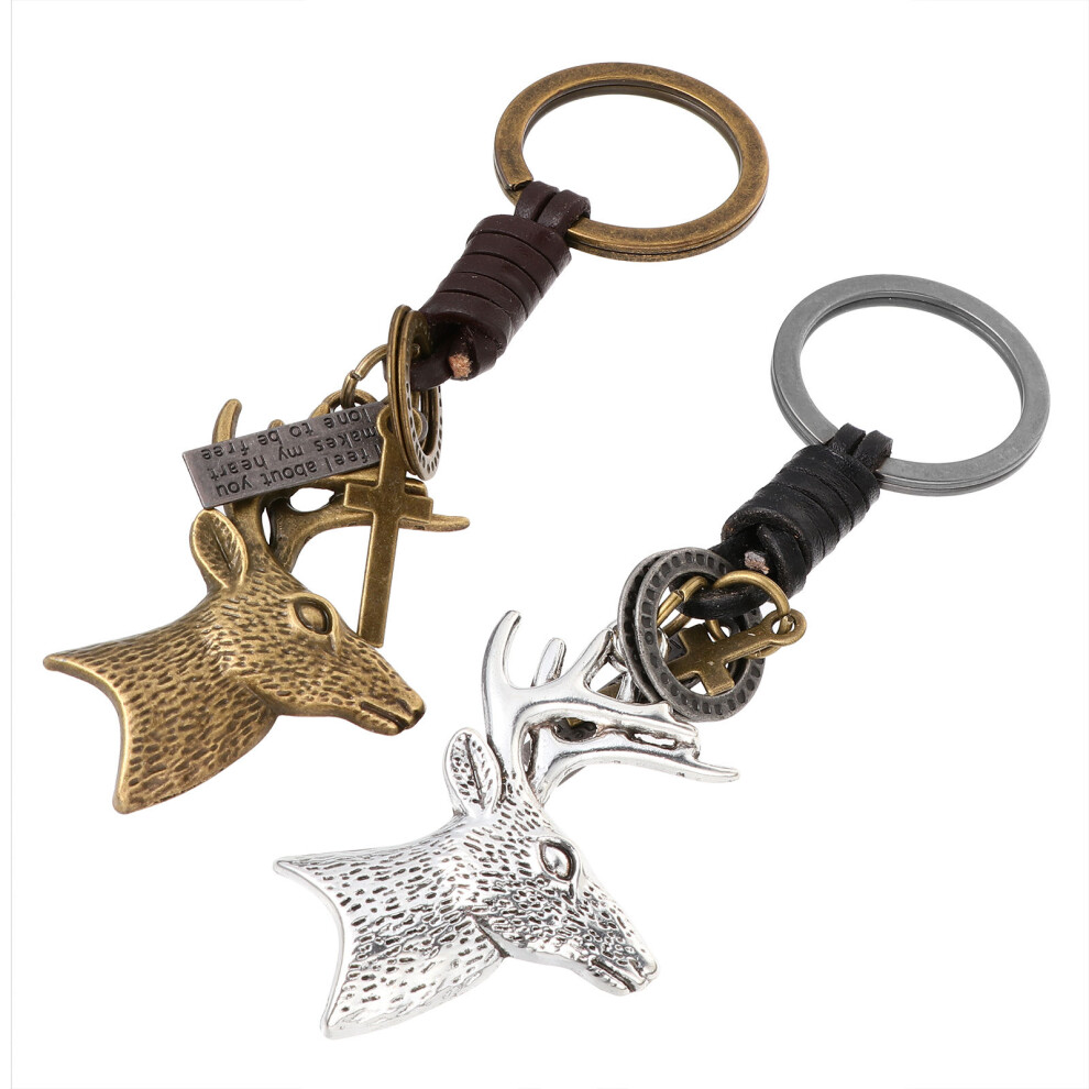 4 Sleutelhanger Hangertjes Auto Decoratie-image