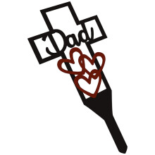 3 Unidades Cruz De Metal Para E