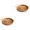 2 Unidades Cesta Trançada Rattan Com 28X4Cm 3