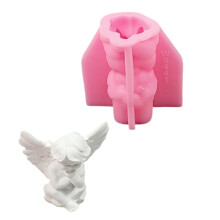 3D engelachtige kaars schimmel beeldje engelachtige siliconen