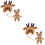 2 Set Baby Vinter Stickade Hattar Hörn Ullhatt 7