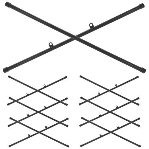 2Sets Black Plastic Scroll Frame Poster Hanger for Artwork Display 1